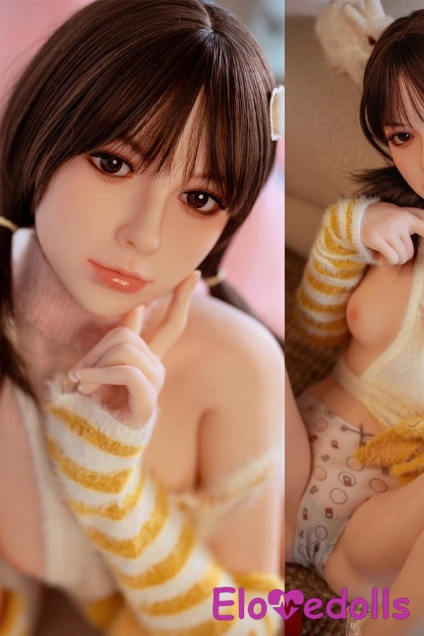 150cm A Cup TPE Small Breasts Brunette Petite Sex Doll Gallery 2
