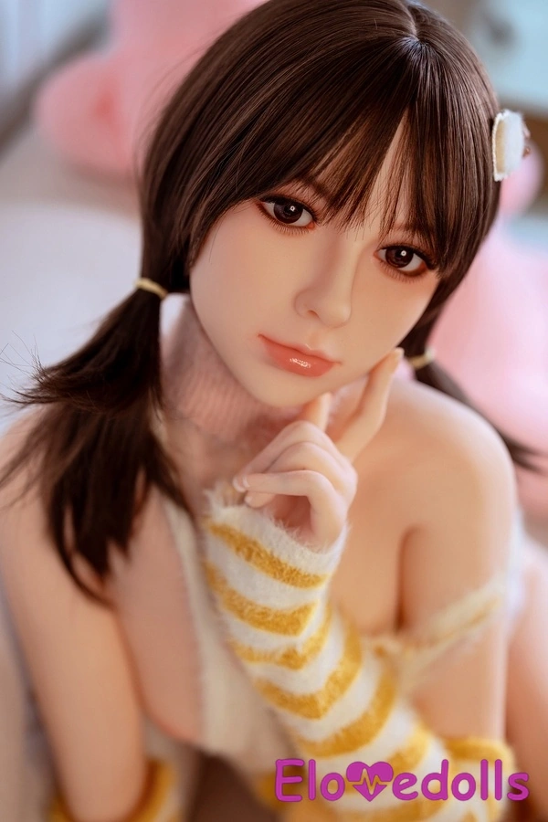 150cm A Cup TPE Small Breasts Brunette Thin Lips Sex Doll Gallery 5
