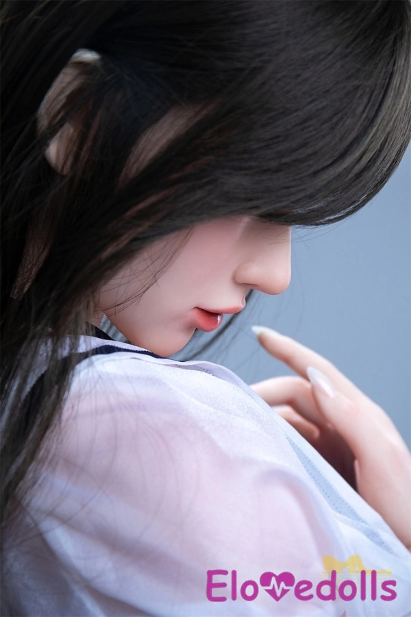 دمية جنسية واقعية، طولها 164 سم، مقاس صدرها E، مصنوعة من مادة TPE، ذات شعر بني وشفتين رقيقتين، معرض الصور 6