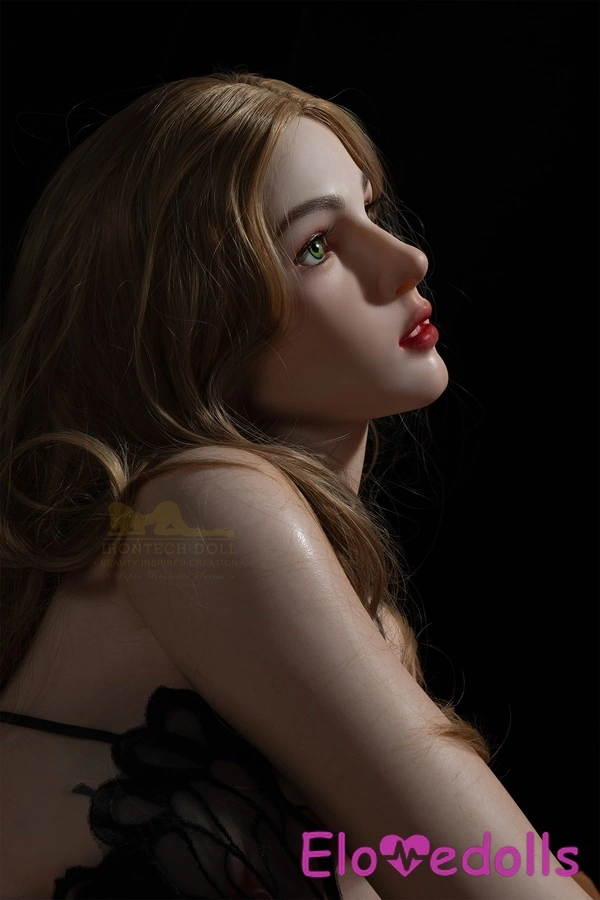 166 cm große, blonde Silikon-Sexdoll mit D-Körbchen, üppigen, schmalen Lippen – lebensechte Puppe (Galerie 7)