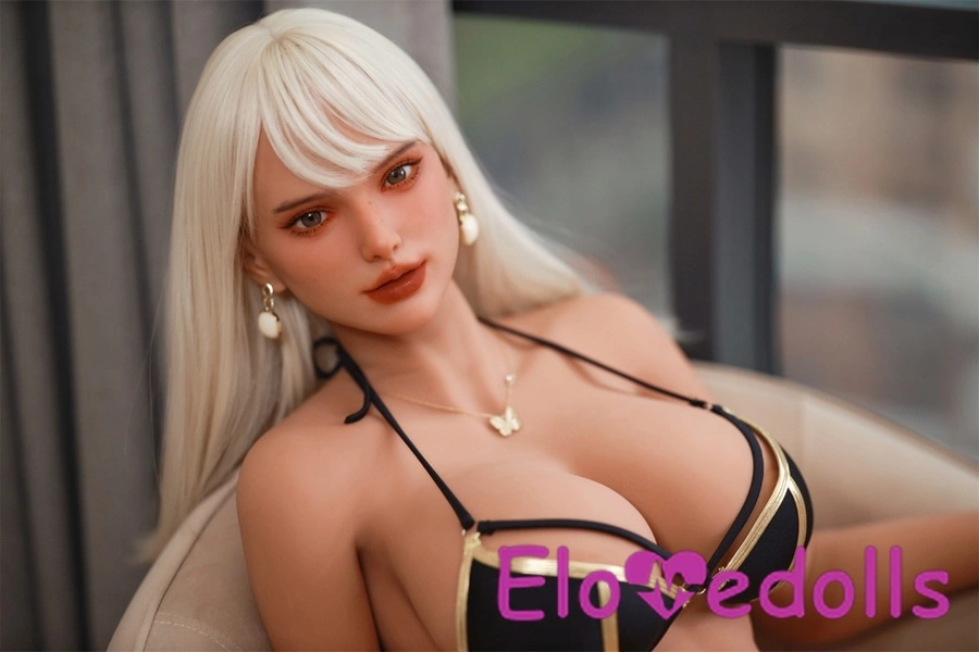 166cm E Cup TPE Blonde Glossy Lips Voluptuous Sex Doll Detail View 15