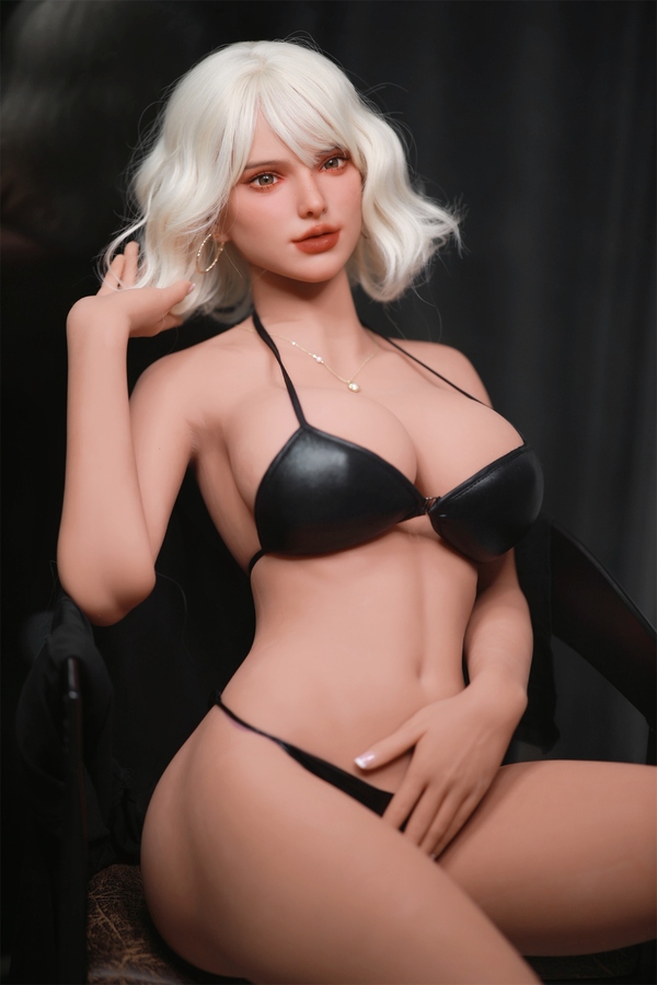 166cm E Cup TPE Gray Eyes Blonde Thin Lips Sex Doll Detail View 5