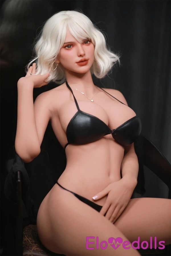 166cm E Cup TPE Gray Eyes Blonde Thin Lips Sex Doll Detail View 5