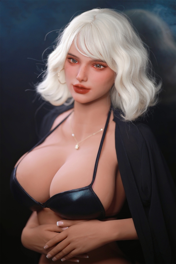 166cm E Cup TPE Extra Large Breasts Gray Eyes Blonde Sex Doll Detail View 16