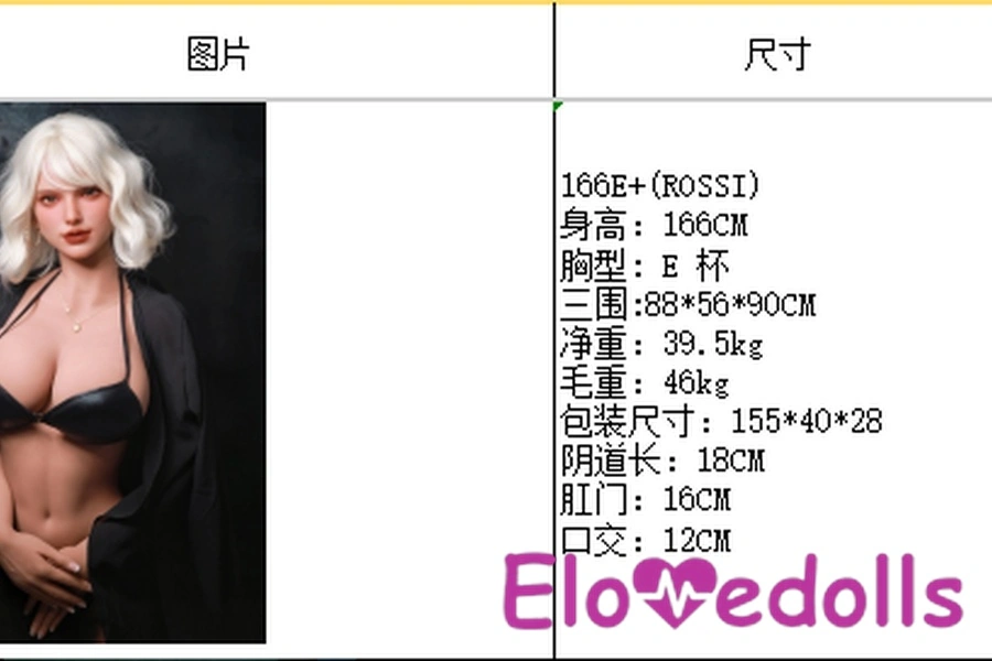 166cm E Cup TPE Gray Eyes Blonde Extra Large Breasts Sex Doll Detail View 17