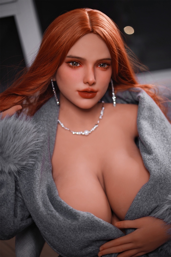 166cm E Cup TPE Thin Lips Amber Eyes Red Sex Doll Gallery 3