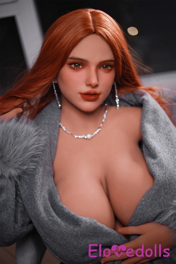 166cm E Cup TPE Thin Lips Amber Eyes Red Sex Doll Gallery 3