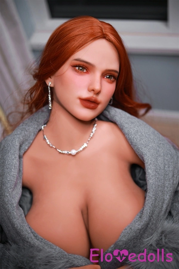166cm E Cup TPE Amber Eyes Red Petite Sex Doll Detail View 4