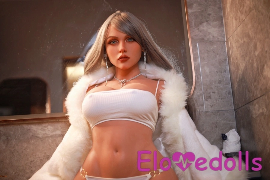 85cm E Cup TPE Blonde Petite Amber Eyes Sex Doll Detail View 1