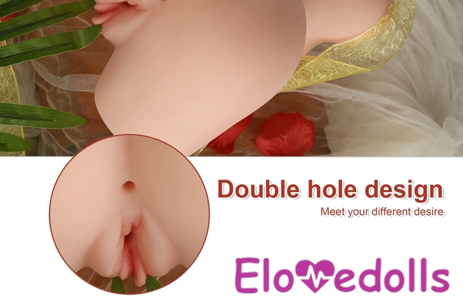 בובת מין ריאליסטית עם קאפ C של TPE בגודל 29 ס"מ, חזה קטן, עיניים ענבריות חושניות, גלריית בובות מין ריאליסטיות עם 6 שפתיים טבעיות, 3 בובות מין