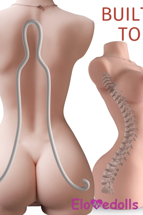 43 cm miseczka B TPE bursztynowe oczy zmysłowe małe piersi sex lalki galeria 6