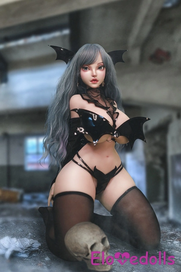 125cm D Cup TPE Γκρι Μάτια Λεπτά Χείλη BBW Sex Doll Gallery 9