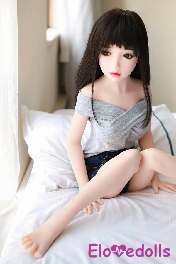 160cm D Cup TPE&Silicone Petite Breasts Gray Eyes Mini Sex Doll Product