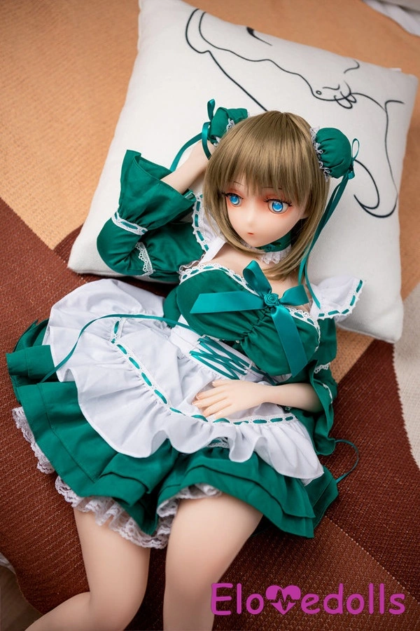 70cm B Cup TPE Thin Lips Petite White Anime Sex Doll Gallery 6