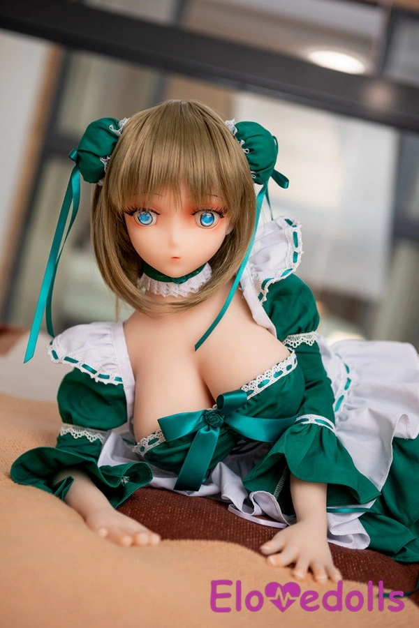 70cm B Cup TPE Green Eyes White Thin Lips Anime Sex Doll Detail View 1