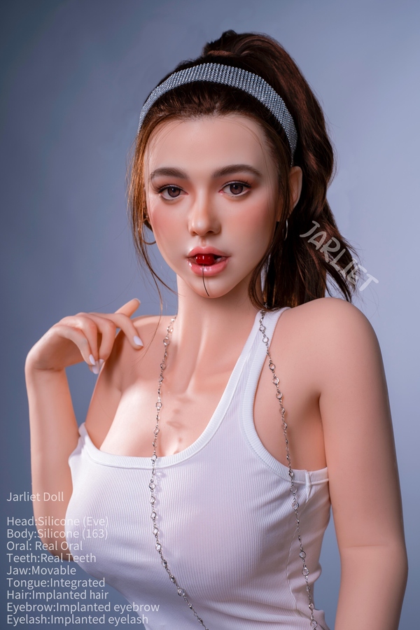 163cm D Cup Silicone Medium Breasts Full Lips Brunette Celebrity Sex Dolls Detail View 27