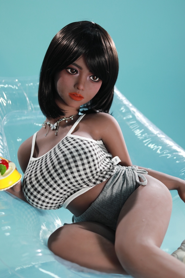 105cm D Cup TPE Petite Thin Lips Black Sex Doll Detail View 6