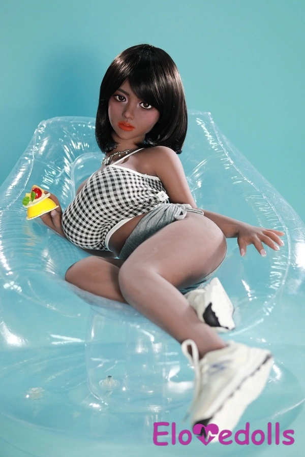 105cm D Cup TPE Black Thin Lips Petite Sex Doll Detail View 7