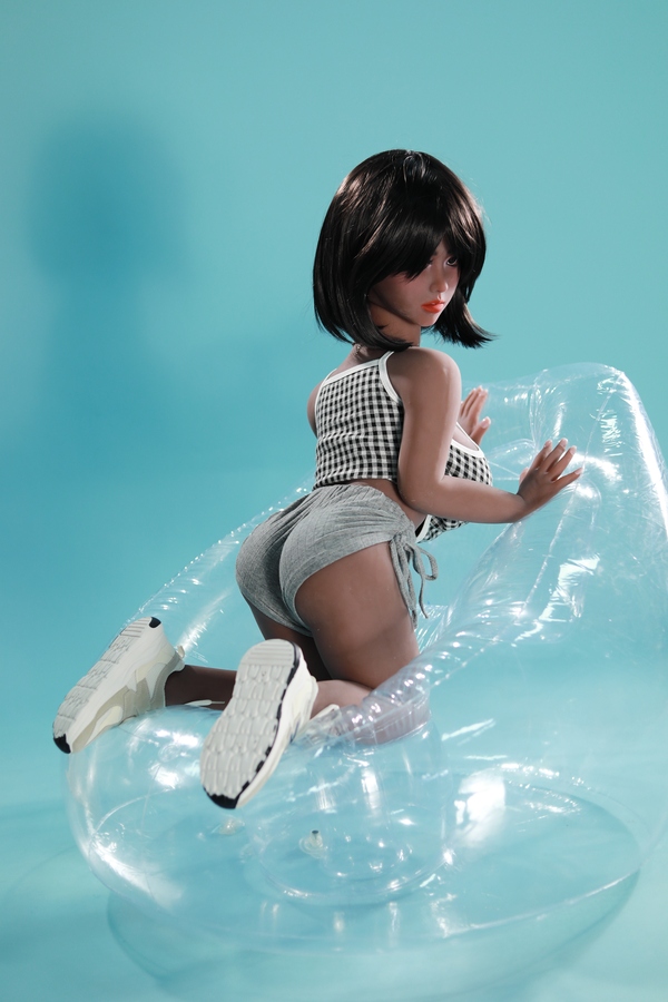 105cm D Cup TPE Petite Thin Lips Black Sex Doll Detail View 8