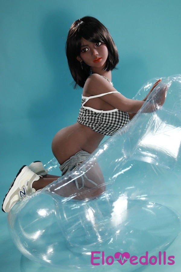 105cm D Cup TPE Petite Black Thin Lips Sex Doll Detail View 12