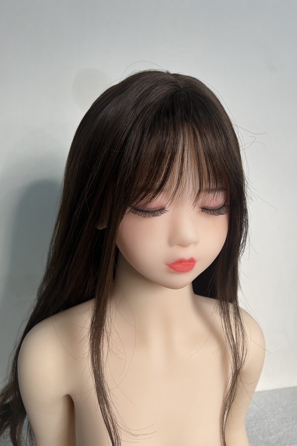 100cm A Cup TPE Blonde Amber Eyes Thin Lips Cheap Sex Dolls Detail View 3