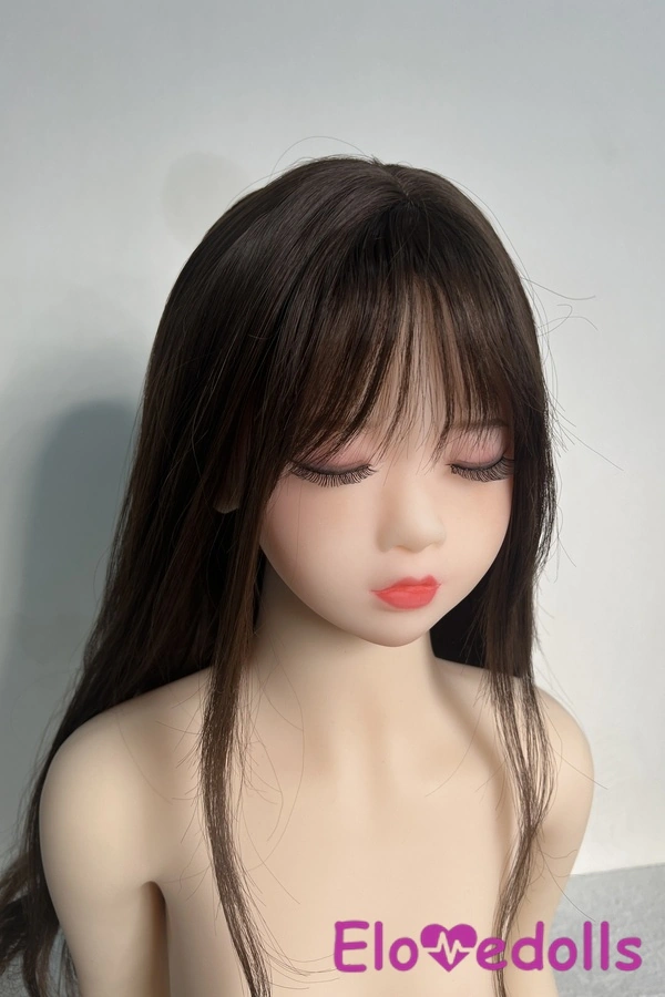 Búp bê tình dục giá rẻ 100cm A Cup TPE màu vàng hổ phách mắt mỏng môi mỏng Xem chi tiết 3