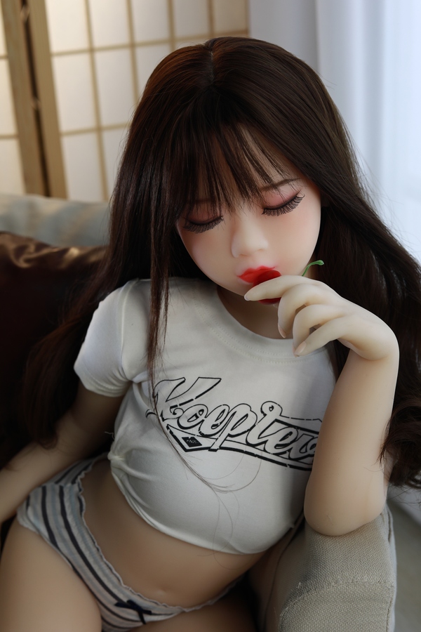 100cm A Cup TPE Blonde Petite Amber Eyes Cheap Sex Dolls Detail View 22