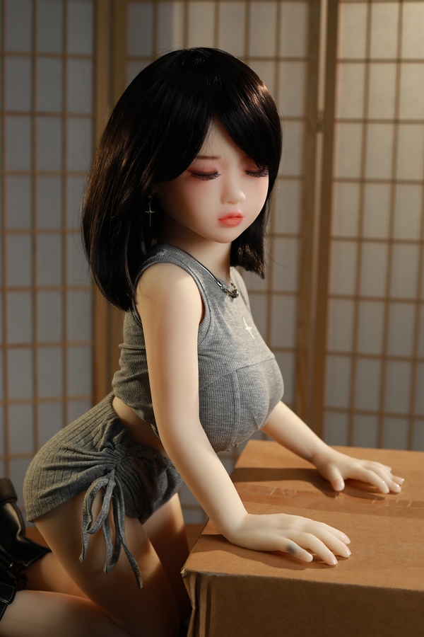 100cm C Cup TPE Petite Gray Eyes Thin Lips Cheap Sex Dolls Detail View 21