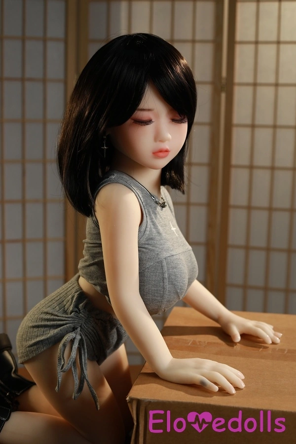 100cm C Cup TPE Petite Gray Eyes Thin Lips Cheap Sex Dolls Detail View 21