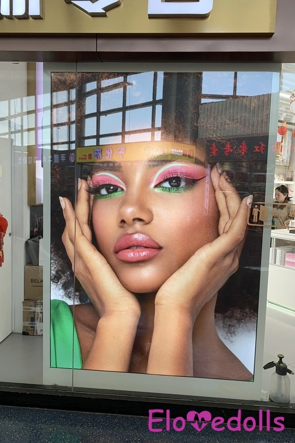 Búp bê tình dục mini TPE Petite Amber Eyes Thin Lips C Cup 100cm Gallery 2