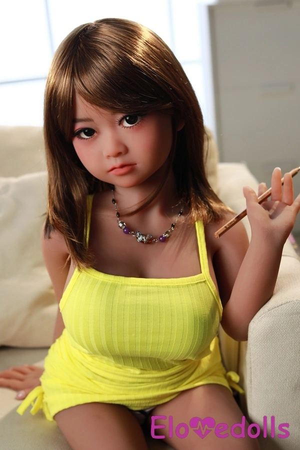 Búp bê tình dục mini 100cm C Cup TPE Amber Eyes Thin Lips Ngực nhỏ Xem chi tiết 18