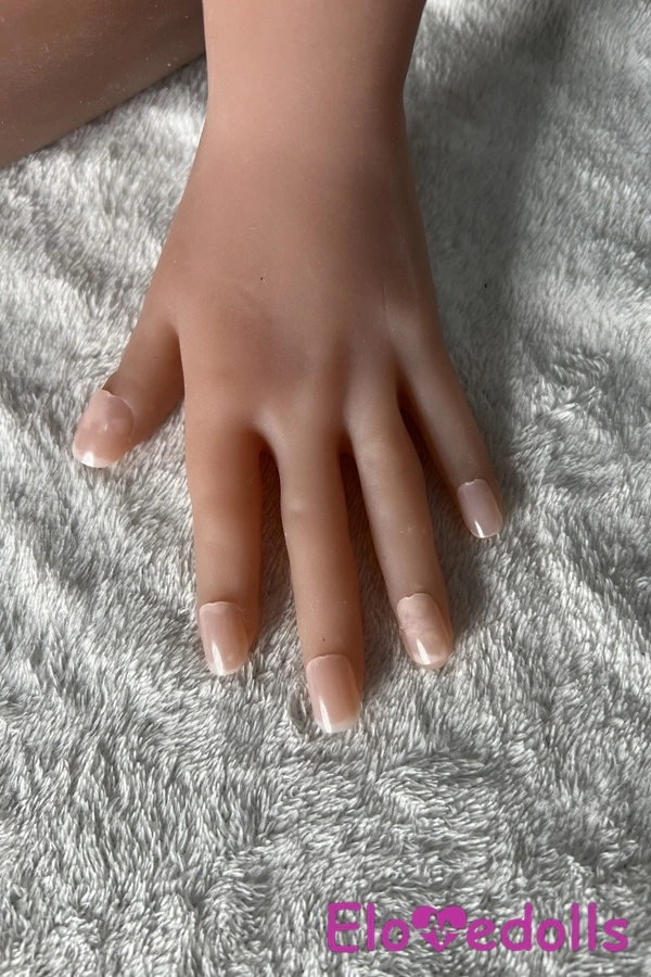 100cm C-kupa TPE Petite Små Bröst Bärnstensfärgade Ögon Realistisk Sexdocka Galleri 3