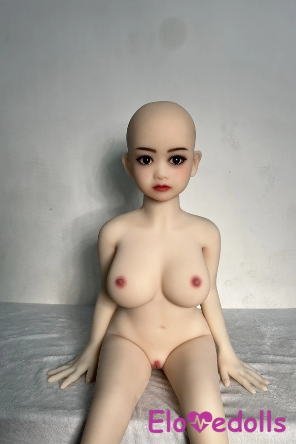 100cm C Cup TPE Petite Small Breasts Gray Eyes Real Doll Gallery 3