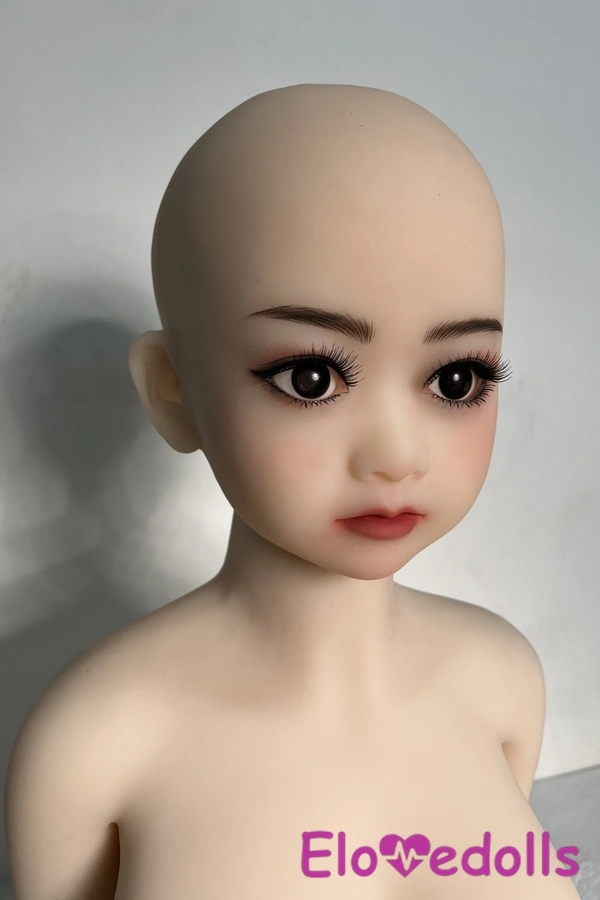 100cm C Cup TPE Thin Lips Small Breasts Gray Eyes Real Doll Detail View 2