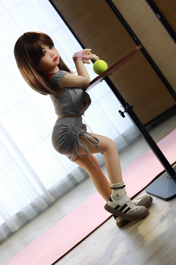 100cm C Cup TPE Petite Gray Eyes Small Breasts Real Doll Detail View 9