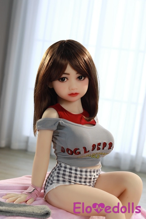 100cm C Cup TPE Gray Eyes Thin Lips Small Breasts Real Doll Detail View 14