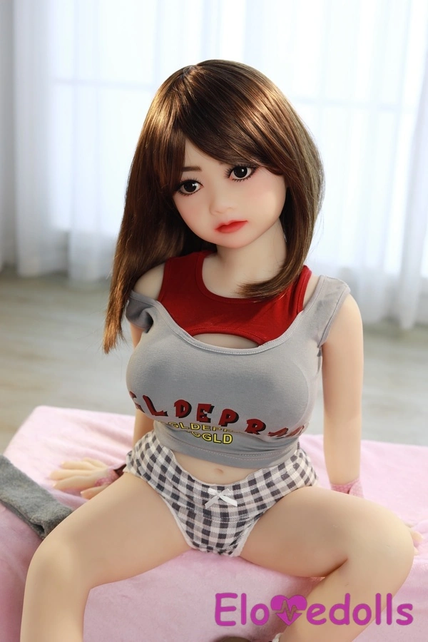 100cm C Cup TPE Small Breasts Gray Eyes Petite Real Doll Detail View 17