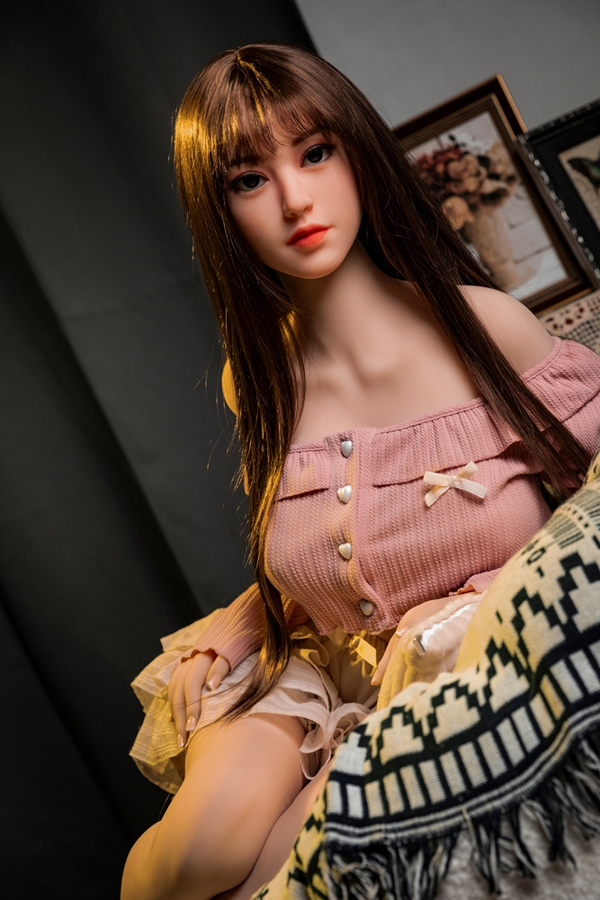 160cm D Cup TPE Brunette Amber Eyes Petite Breasts Sex Doll Gallery 6