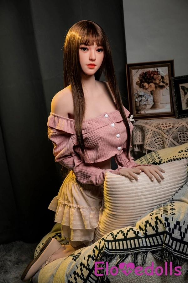 160cm D Cup TPE Amber Eyes Brunette Petite Breasts Sex Doll Gallery 8