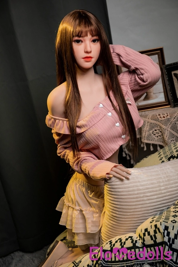 160cm D Cup TPE Petite Breasts Brunette Amber Eyes Sex Doll Gallery 9