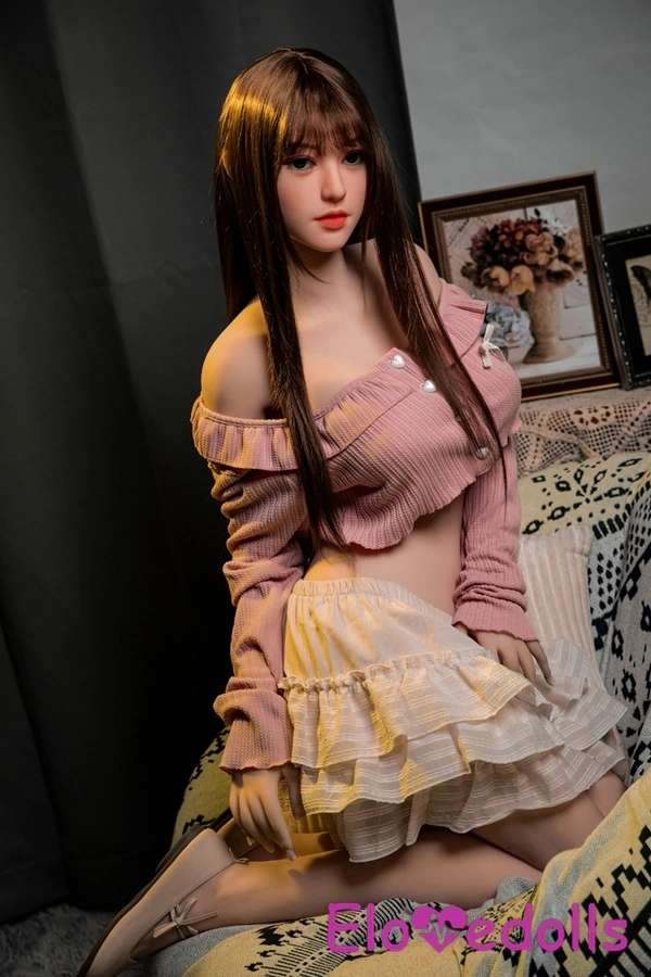 160cm D Cup TPE Amber Eyes Petite Breasts Brunette Sex Doll Detail View 1