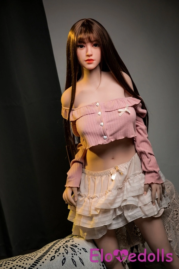 160cm D Cup TPE Thin Lips Petite Breasts Amber Eyes Sex Doll Detail View 2