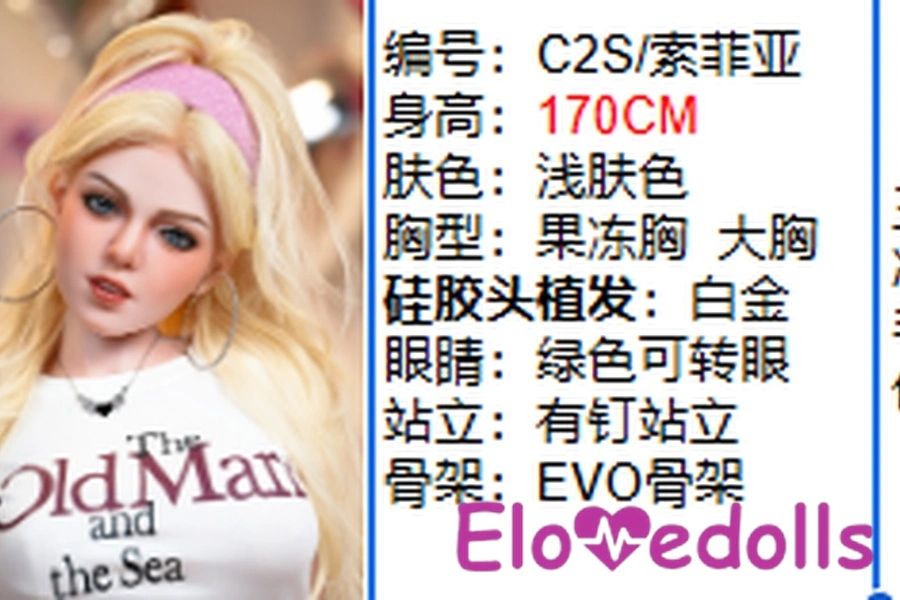 170cm D Cup TPE Medium Breasts Voluptuous Amber Eyes Celebrity Sex Dolls Detail View 4